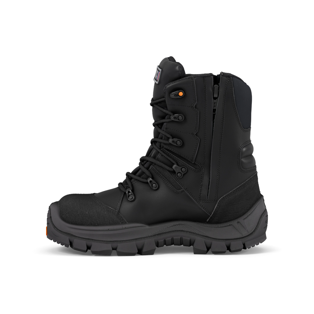 Gaston Mille, MONO3 Master FusionGrip, High-cut Safety Shoes, Lace-Up/Side-Zip, S3 HI CI HRO SRC