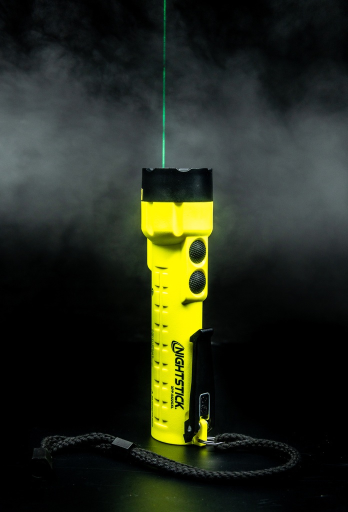 Nightstick, Intrinsically Safe Dual-Light Torch w/Magnets - 3 AA (not included) Lime Green, ATEX Zone 0, 5422GMXA