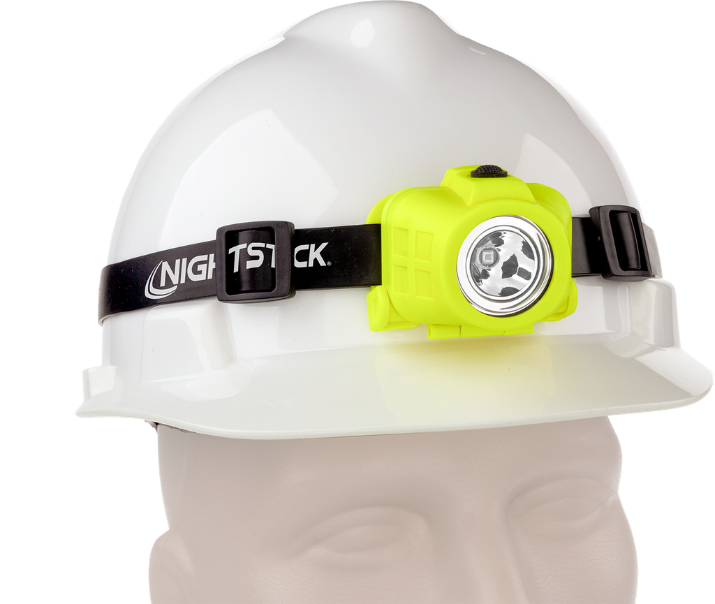 Nightstick, Intrinsically Safe Headlamp - 3 AAA, Lime Green - UL913 / ATEX Zone 0, 5450G