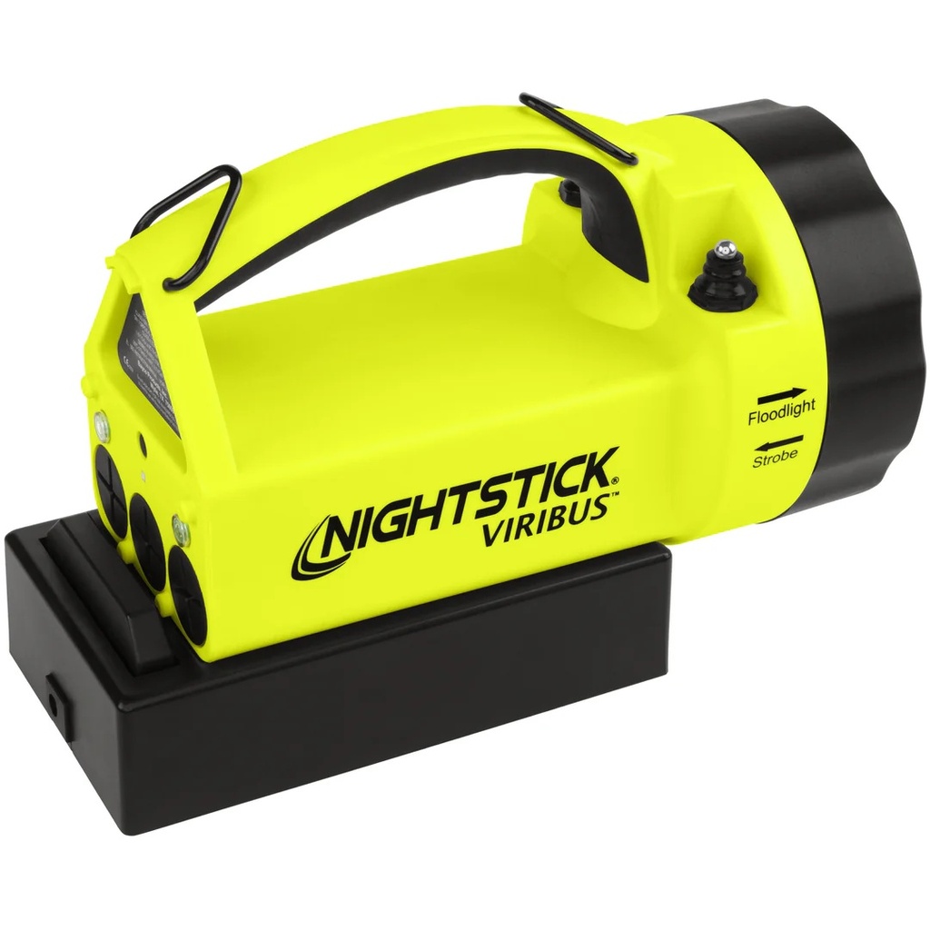 Nightstick, VIRIBUS 80 Intrinsically Safe Dual-Light Lantern - Li-Ion, Lime Green - UL913 / ATEX Zone 0, 5580G