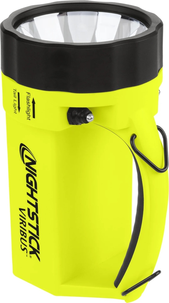 Nightstick, VIRIBUS 80 Intrinsically Safe Dual-Light Lantern - Li-Ion, Lime Green - UL913 / ATEX Zone 0, 5580G