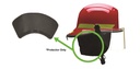Bullard USA, R721, Ear Neck Protector for LTX firefighting helmet