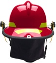Bullard USA, LTX Firefighting Helmet, Structural, NFPA style, with R330 4" Polyarylate Visor and Neck Protector