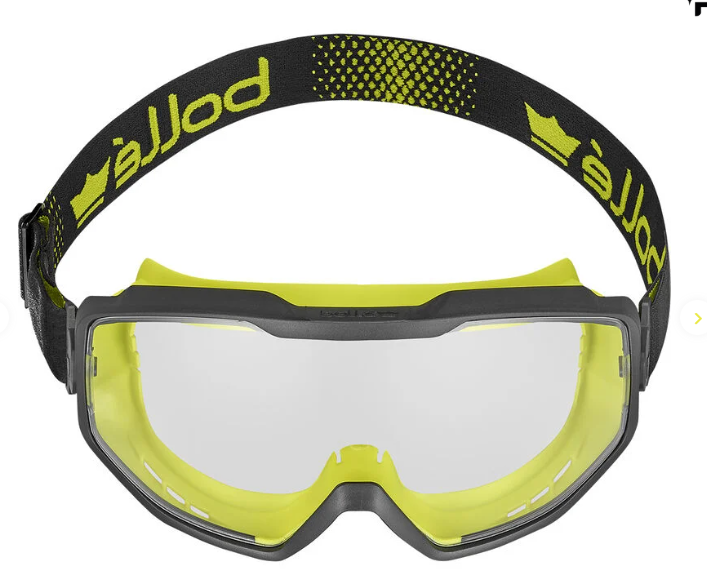 Bolle Safety, SPECTN10W, SPECTRUM, Safety Goggles, Indirect Vent, AS/AF, Clear Lens