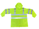 FlemX, FlemStorm, Rain Suit, Jacket and Pants, 2inch Reflective, Hi-Viz Green