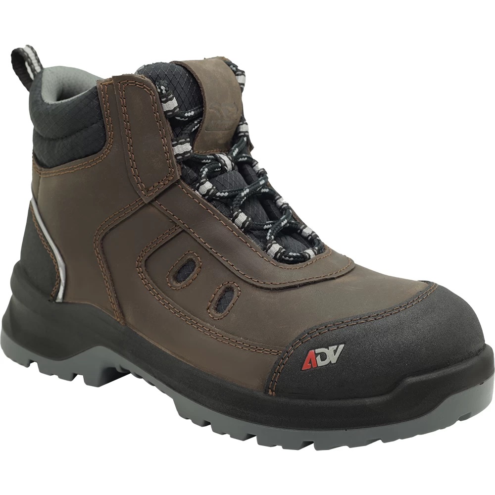 Cheetah Safety, ADV Tigris 6111, Mid-cut Safety Shoes, Lace-Up/Side Zip, S3 SRC