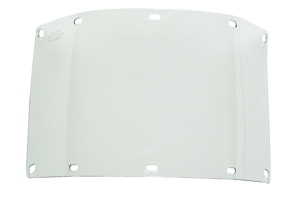 Bullard USA, 840TX2, Face Shield, Tritan, Clear, Top and Bottom Mount, 8" x 15" x 0.04"