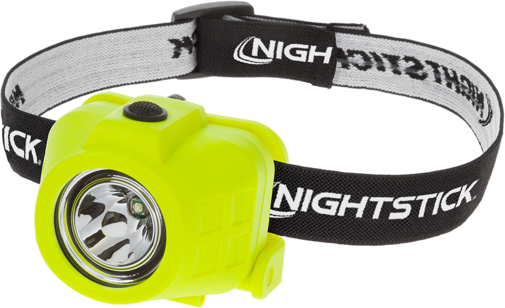 Nightstick, Intrinsically Safe Headlamp - 3 AAA, Lime Green - UL913 / ATEX Zone 0, 5450G