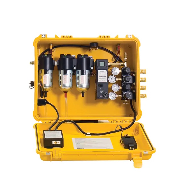 Bullard USA, Respiratory, SAR, Air Filtration, CAB, 50 CFM Box, 10 PPM, Manifold, 4 Outlet, Hansen/ Industrial Interchange Coupler