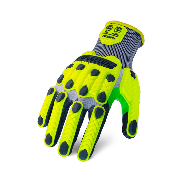 Ironclad, KCI2PU Command™ A2 PU Impact, Impact Work Gloves, PU Coated Palm, EN388 4X42DP