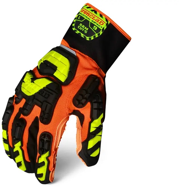 Ironclad, VIB-OBMC5 Vibram O.B.M Cut 5, Impact Work Gloves, Vibram Palm, EN 4544