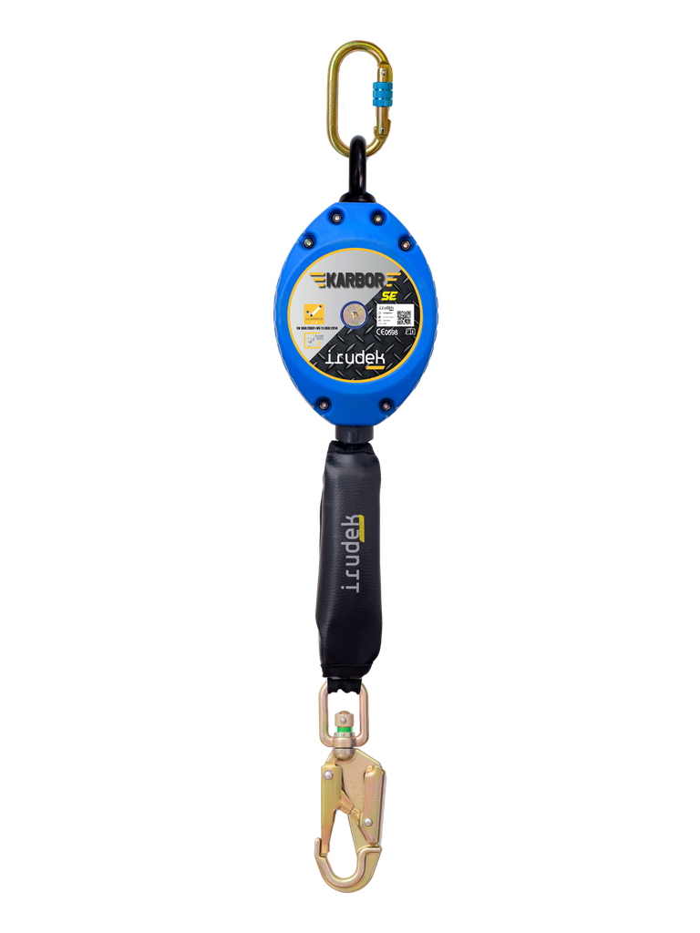 Irudek, Karbor 6-SE, Self-Retracting Lifeline, Webbing Cable, Energy Absorber, 6 Meters