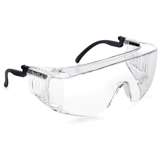[WEB-BOLLE-OVERRIDE] Bolle Safety, 1650515A, Override, OTG Safety Glasses, AS/AF, Clear Lens