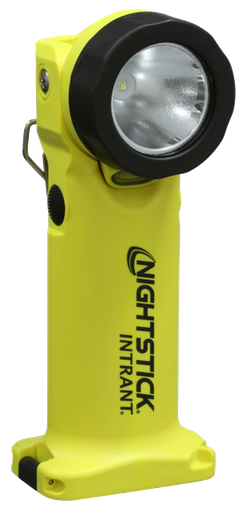 [WEB-NS-5566GX] Nightstick, INTRANT® Intrinsically Safe Dual-Light Angle Light - 3 AA , Lime Green - UL913 / ATEX Zone 0, 5566GX