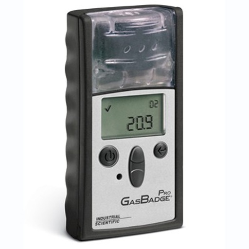 [WEB-ISC-18100060-3] Industrial Scientific, 18100060-3, Gasbadge Pro, O2, Colour: Black