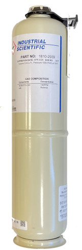 [WEB-ISC-18102939] Industrial Scientific, 18102939, Cylinder, Calibration Gas, 100 ppm Isobutylene, Steel, 103L