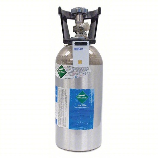 [WEB-ISC-18106633] Industrial Scientific, 18106633, Cylinder, Calibration Gas, 25 ppm Hydrogen Sulphide, Aluminum, 650L