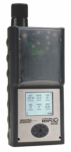 [WEBSITE] Industrial Scientific, MX6-K123R211, MX6 iBrid Multi-Gas Detector, Aspirated, LEL, O2, H2S, CO, PID, Colour: Black