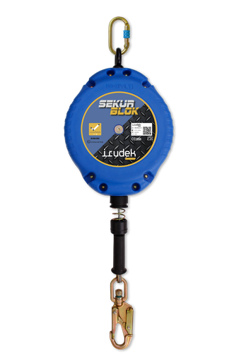 [WEBSITE] Irudek, Sekurblok 15, Self-Retracting Lifeline, Steel Cable, 15 Meters