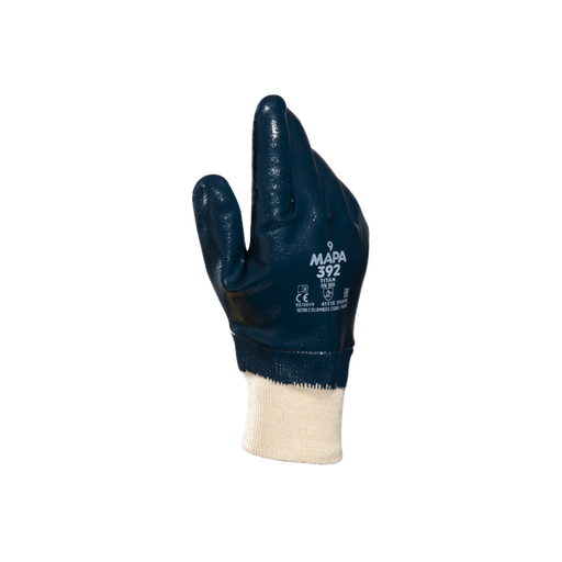 Mapa Professional, Titan 392, Work Gloves, Nitrile fully coated, EN 4111X